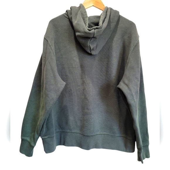 XL Cotton Blend Graphic "Texas" Kangaroo Pocket Long Sleeve Hooded Sweatshirt - Picture 3 of 6